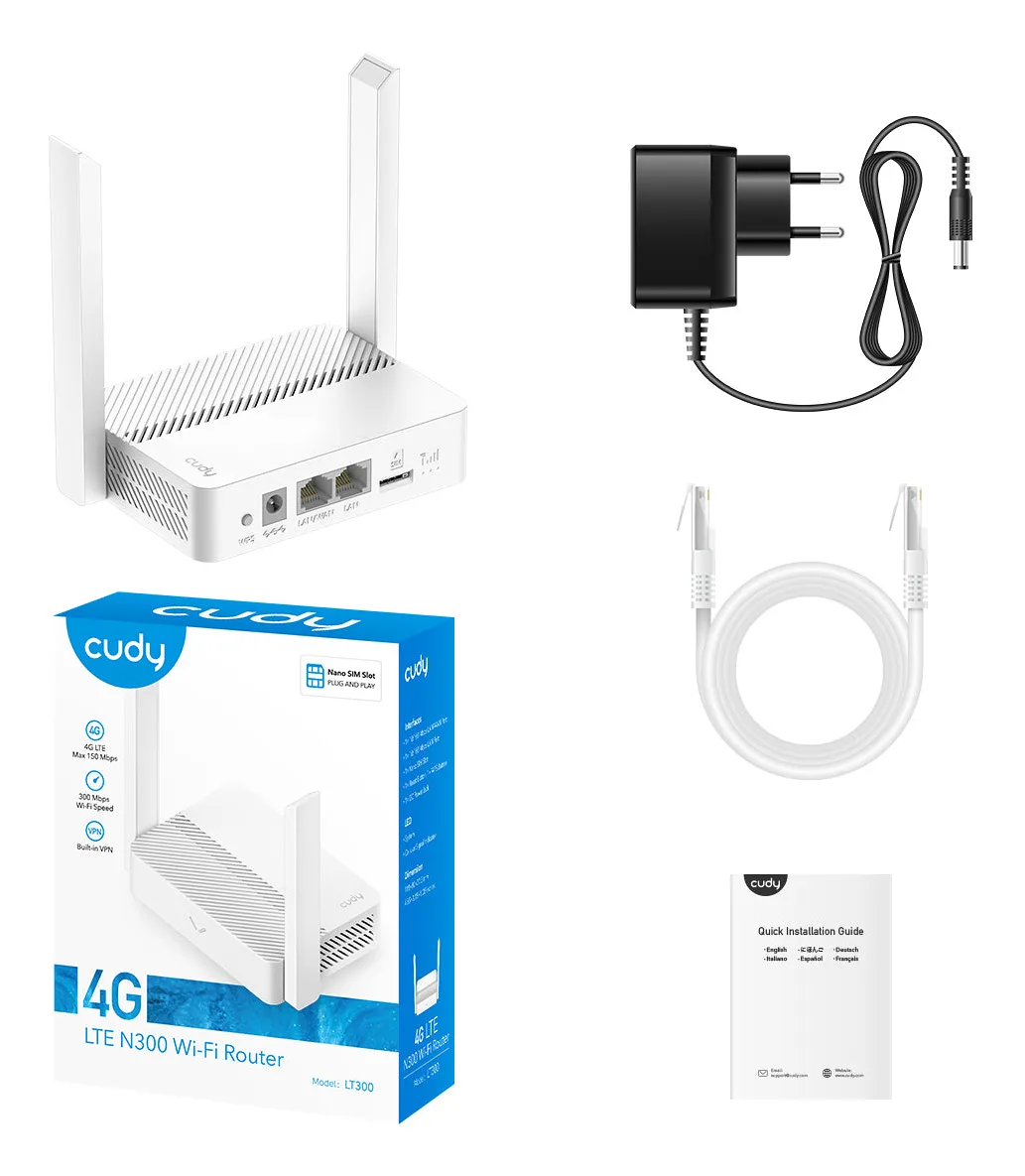 Wi-Fi роутер Cudy LT300 — фото 3