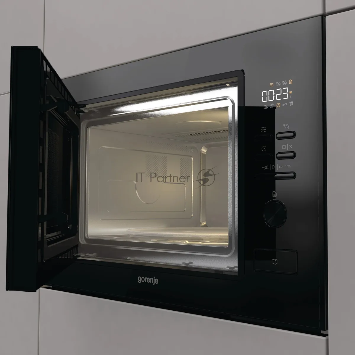 Встраиваемая микроволновая печь Gorenje BM251M2BG, чёрный — фото 4