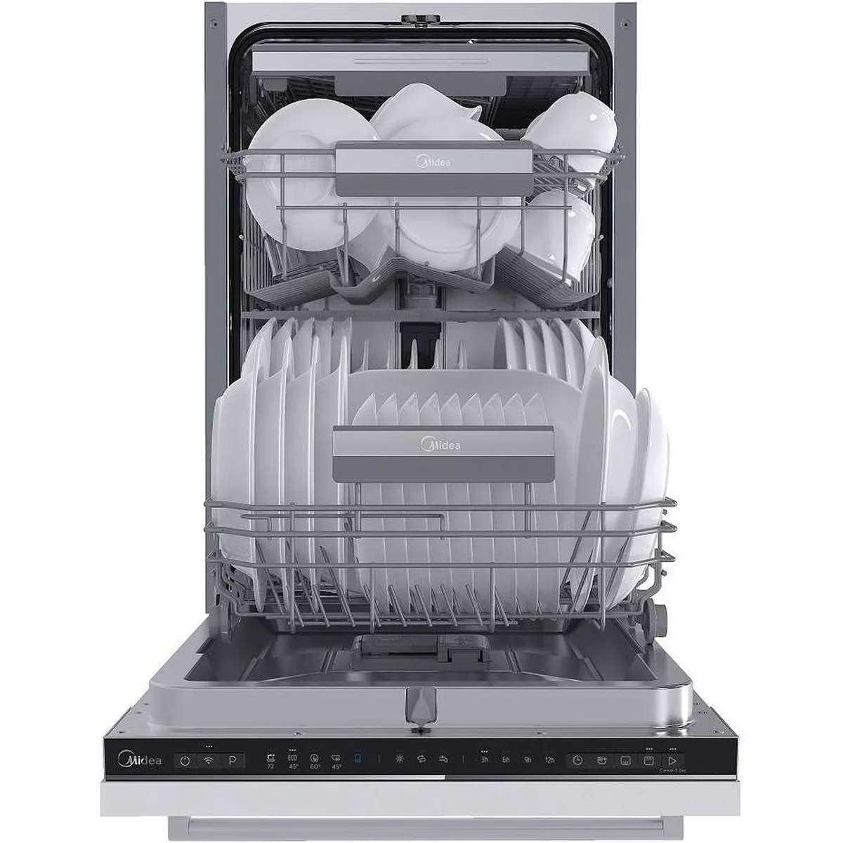 Встраиваемая посудомоечная машина Midea MID 45 S150i, белый — фото 4