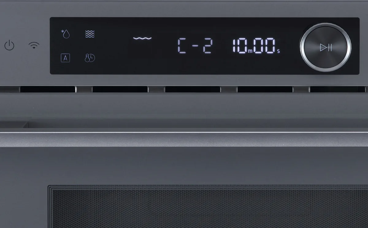 Встраиваемая микроволновая печь Midea MI9340GG-I, соло, серый — фото 2