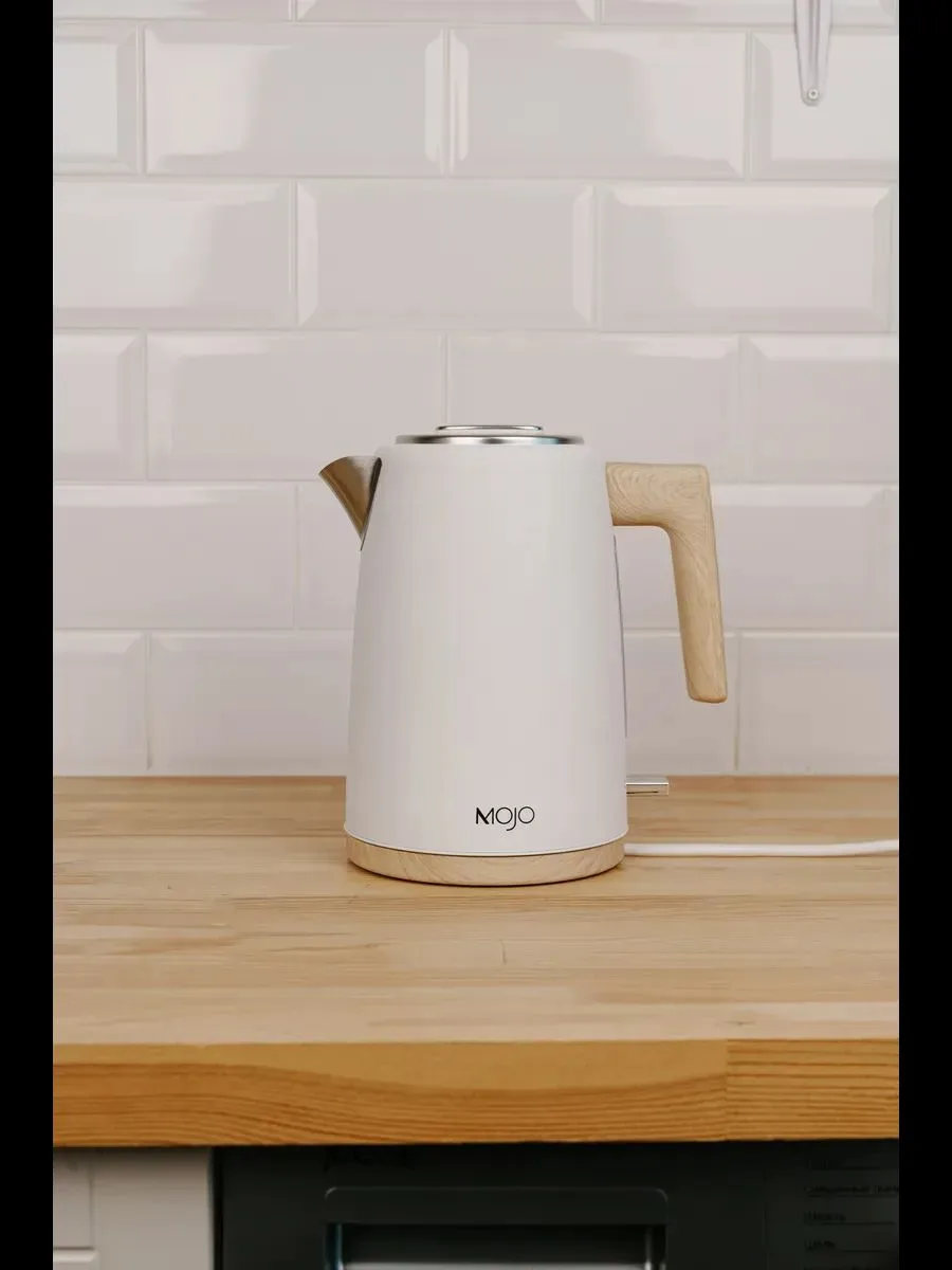 Чайник Mojo MJ-KS047QN, электрический, белый