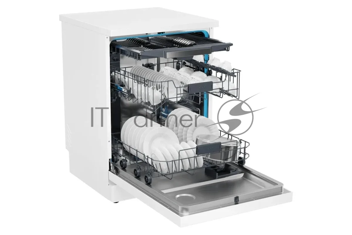 Посудомоечная машина Haier HDWE15-58WE2RU, отдельностоящая, белый — фото 3