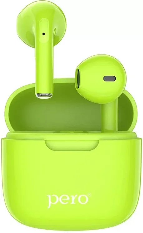 Гарнитура Pero TWS05 COLORFUL, зелёный