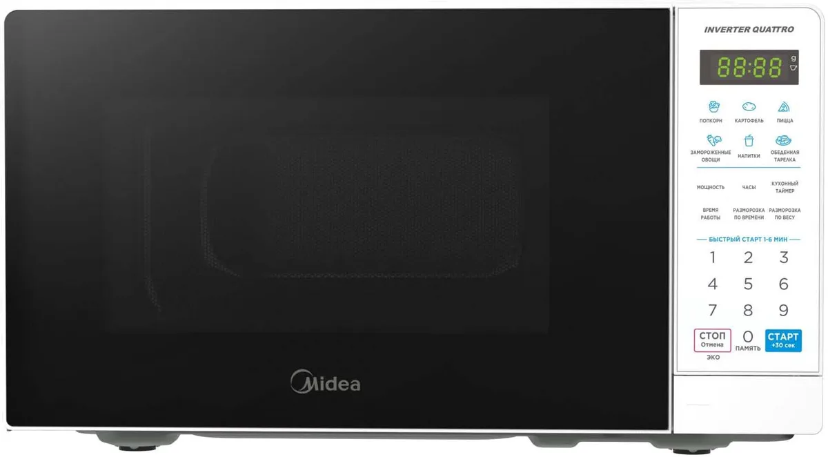 Микроволновая печь Midea EM719M2Z-W, соло, белый — фото 2