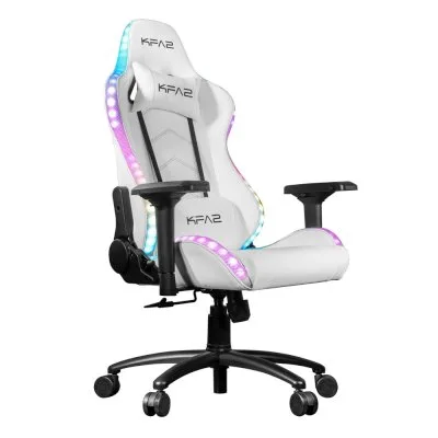 Кресло KFA2 Gaming Chair 01 RGB SE, белый — фото 2