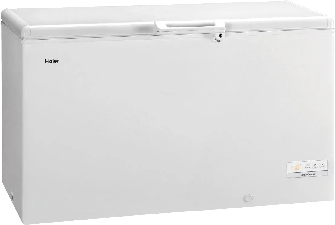 Морозильный ларь Haier HCE380RF, глухая крышка, белый