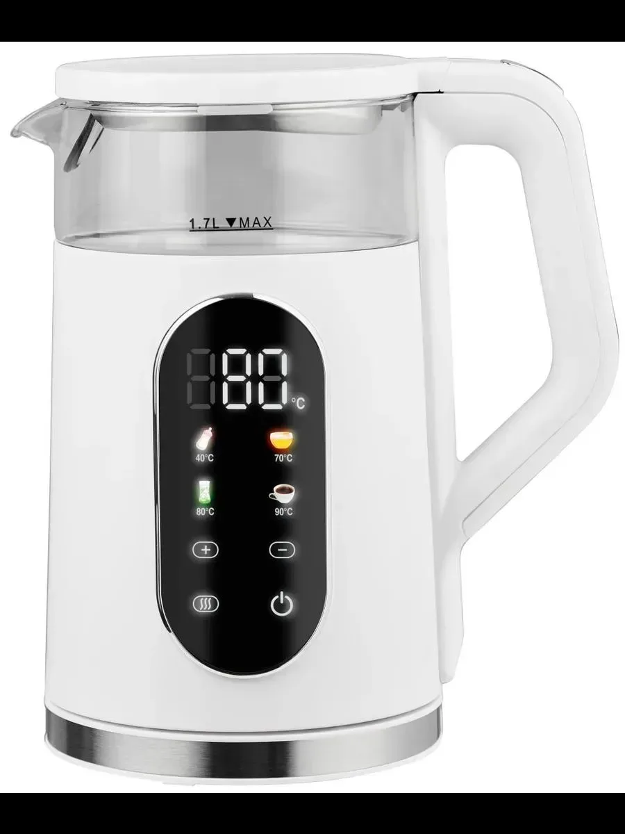 Чайник Mojo MJ-EK1335W, электрический, белый