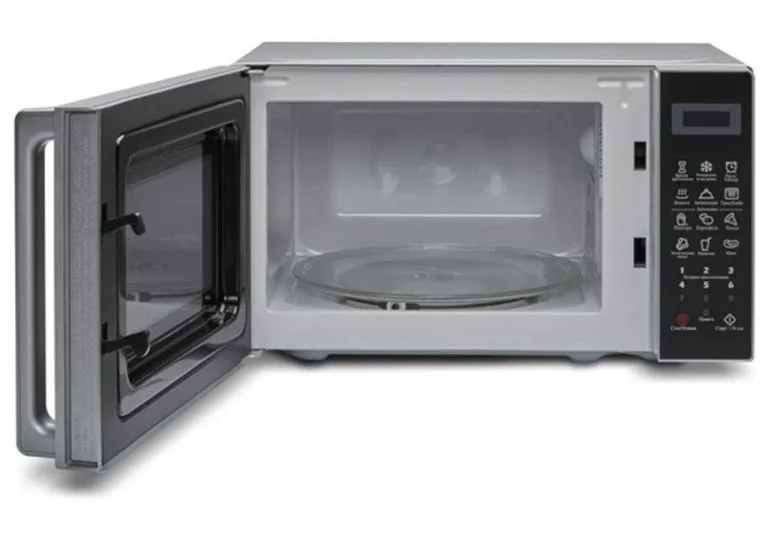 Микроволновая печь Midea EG820C2VV-S, с грилем, серебристый — фото 4