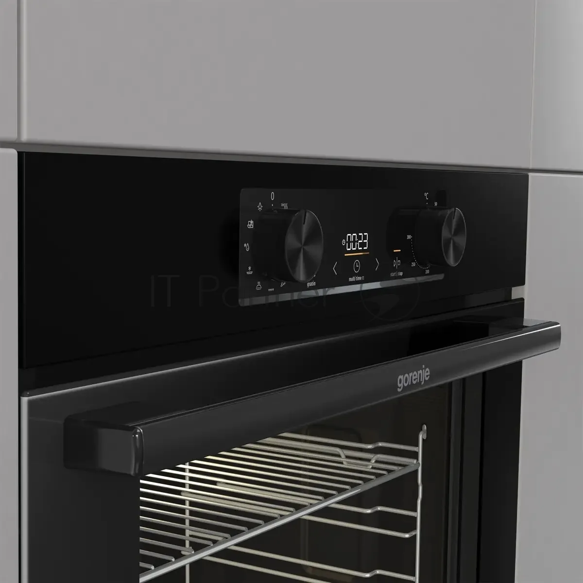 Духовой шкаф Gorenje BO6735E02BKOT, электрический, чёрный — фото 4