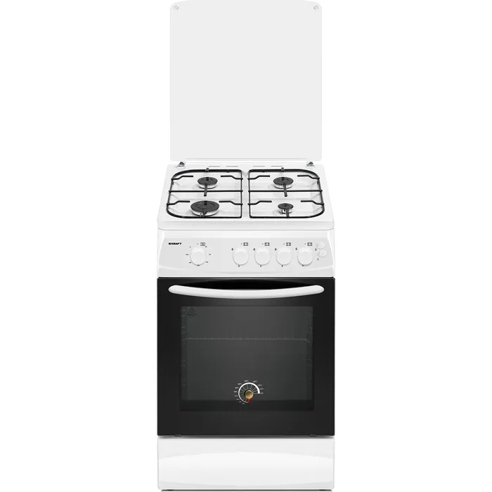 Газовая плита Kraft KF-FSK5403AGW, напольная, белый