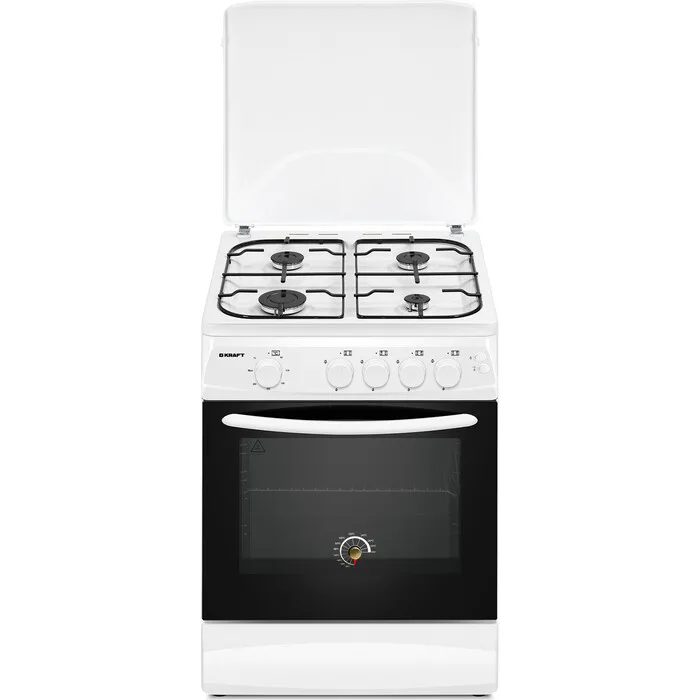 Газовая плита Kraft KF-FSK6403AGW, напольная, белый