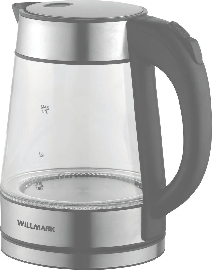 Чайник Willmark WEK-1736G, электрический, нержавеющая сталь
