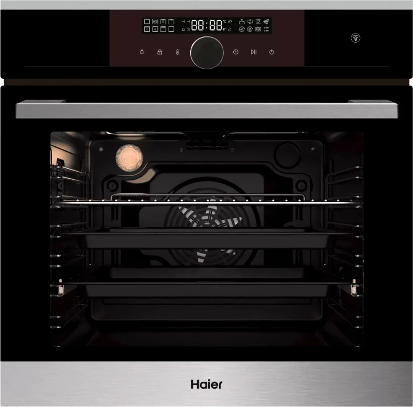 Духовой шкаф Haier HOX-FP5RABX, электрический, чёрный