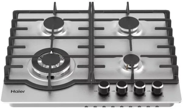 Газовая варочная панель Haier HHX-M64RFX, нержавеющая сталь