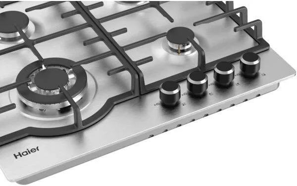 Газовая варочная панель Haier HHX-M64RFX, нержавеющая сталь — фото 4