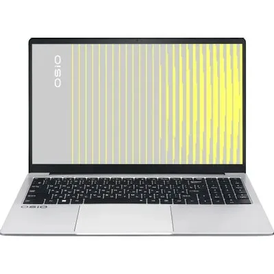 Ноутбук Osio FocusLine F150a-008, 15.6", Ryzen 5 5500U, 8 ГБ, 512 ГБ SSD, серый