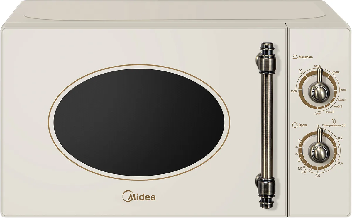Микроволновая печь Midea MG820CJ9-I2, соло, бежевый — фото 2