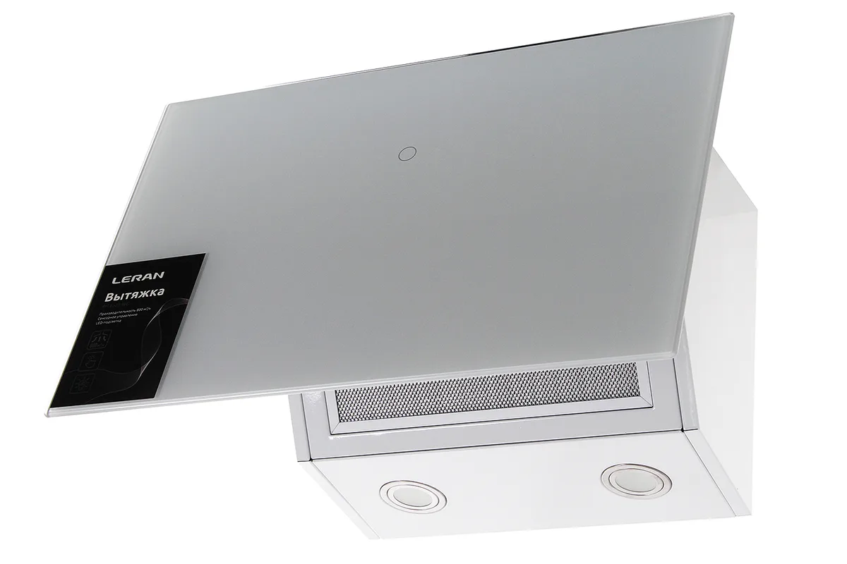 Вытяжка Leran RH 6525 WG, наклонная, белый
