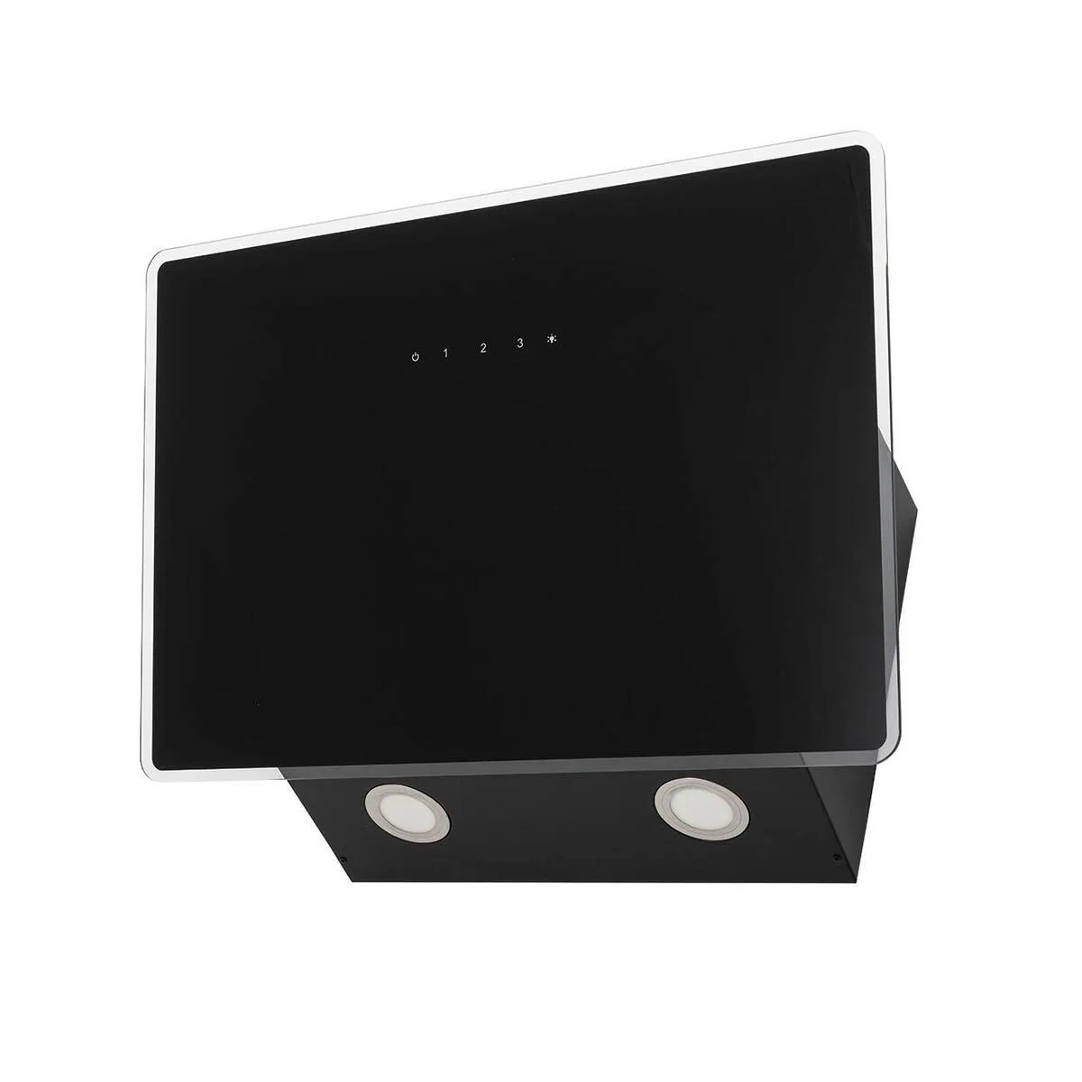 Вытяжка Manya H6034BG, наклонная, чёрный