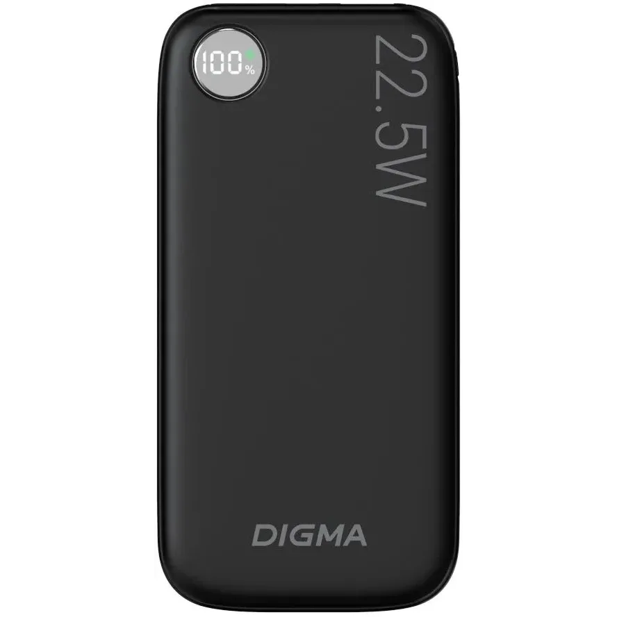 Внешний аккумулятор Digma DGPF10B22PBK, чёрный — фото 5