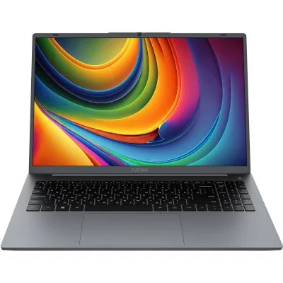 Ноутбук Digma EVE C5805, 16", Intel N100, 16 ГБ, 512 ГБ SSD, серый