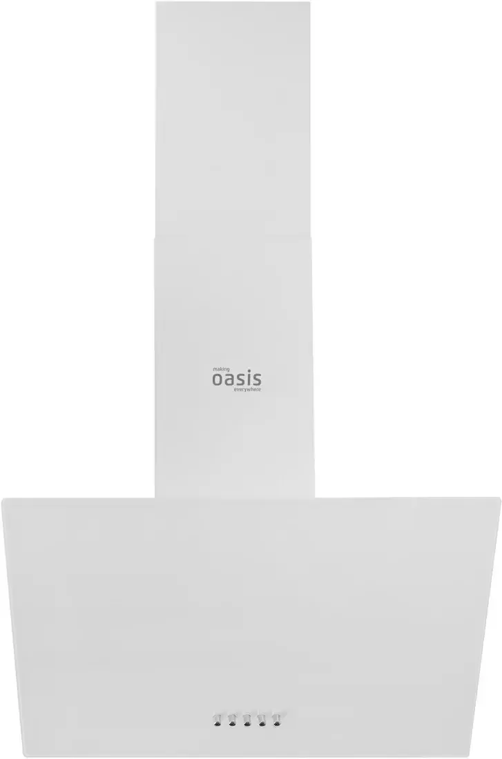 Вытяжка Oasis NP-50W 316, наклонная, белый — фото 2