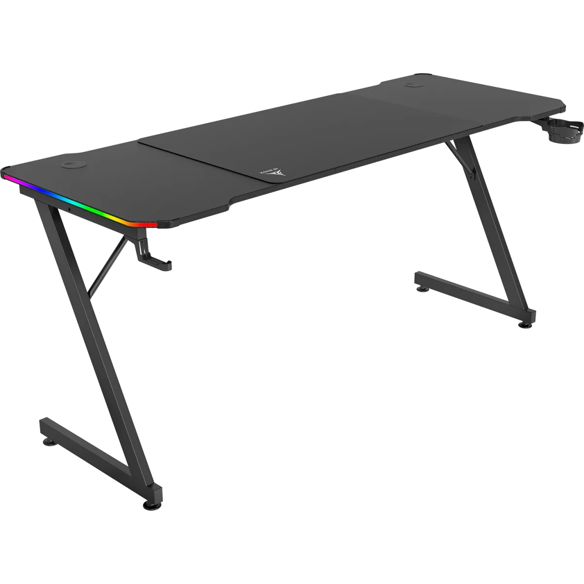 Кресло Zone 51 TRINE 160 RGB, игровой стол, чёрный