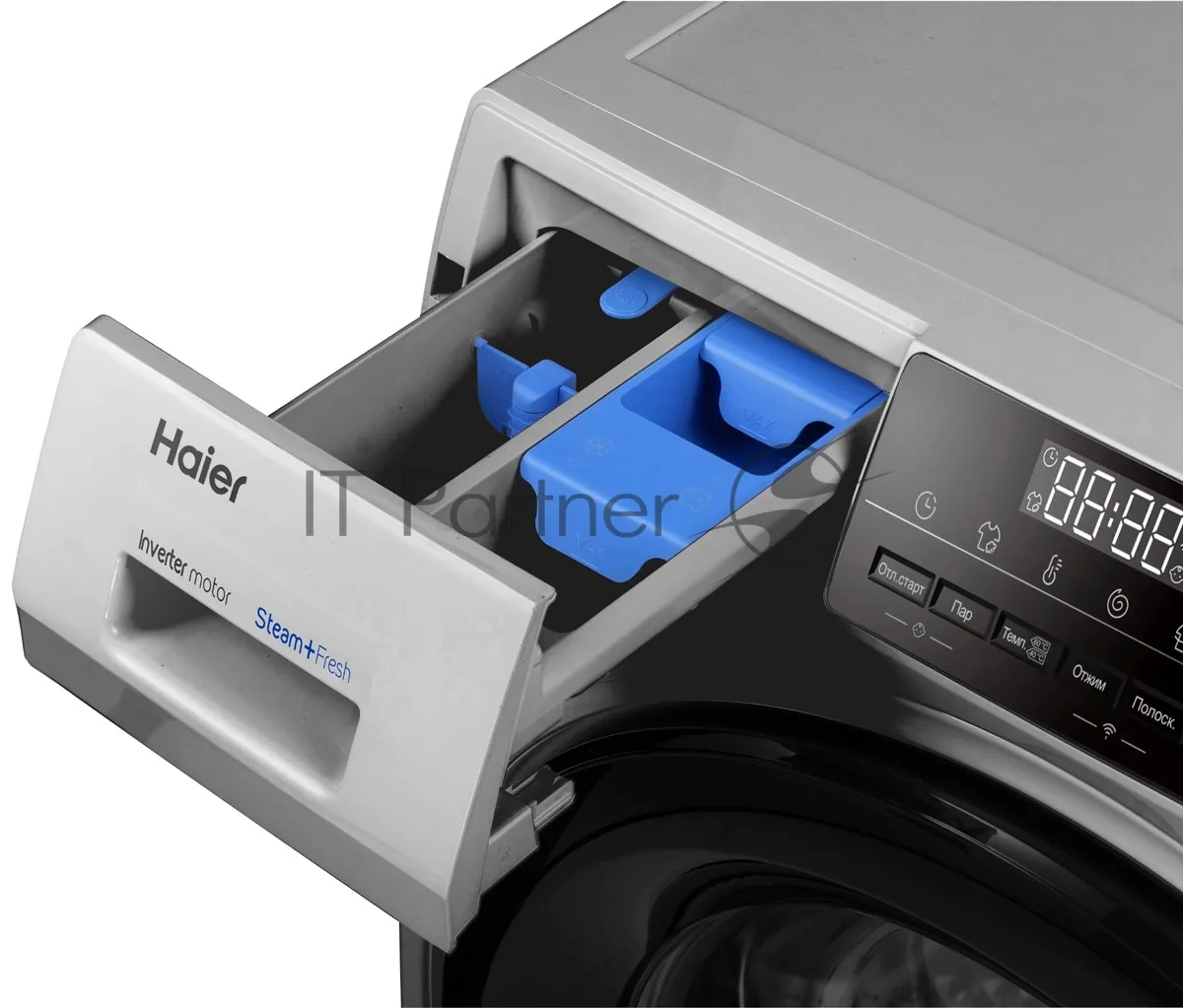 Стиральная машина Haier HW60-BP12929ASE, серебристый — фото 4