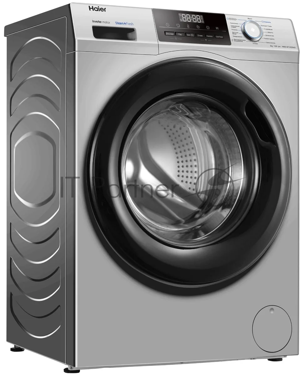 Стиральная машина Haier HW60-BP12929ASE, серебристый — фото 2
