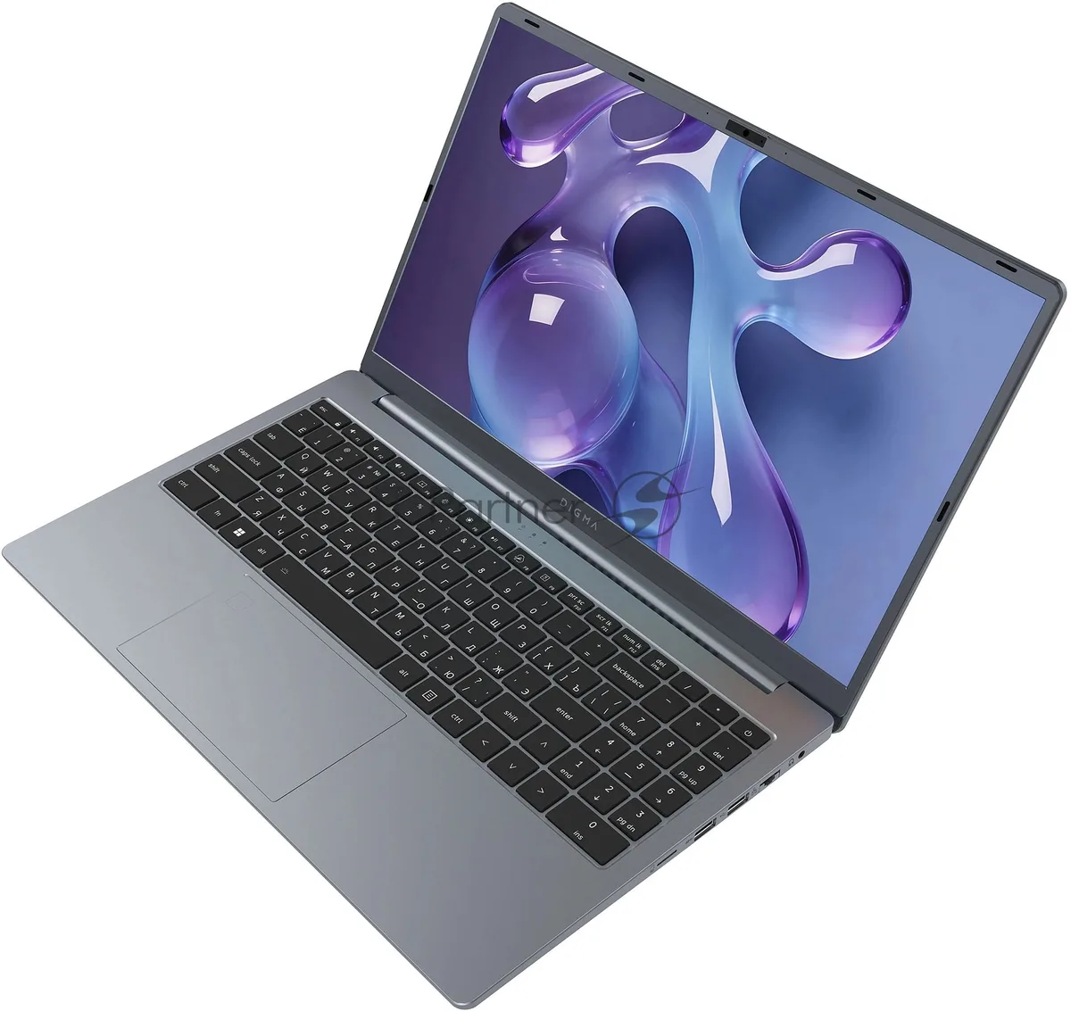 Ноутбук Digma Nova, 15.6", AMD Ryzen 5 3500U, 16 ГБ, 512 ГБ SSD, серый — фото 2