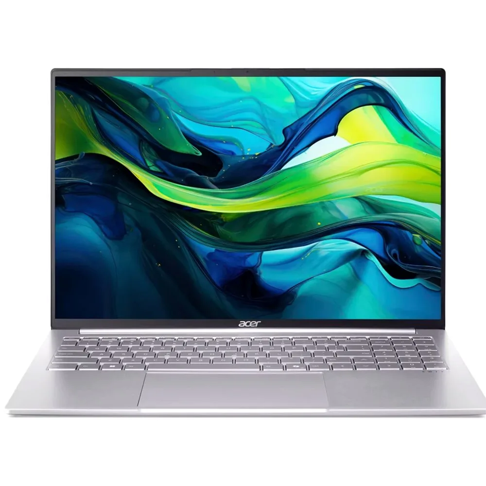Ноутбук Acer Swift Lite 16, 16", Intel Core Ultra 5 115U, 16 ГБ, 512 ГБ SSD, серебристый