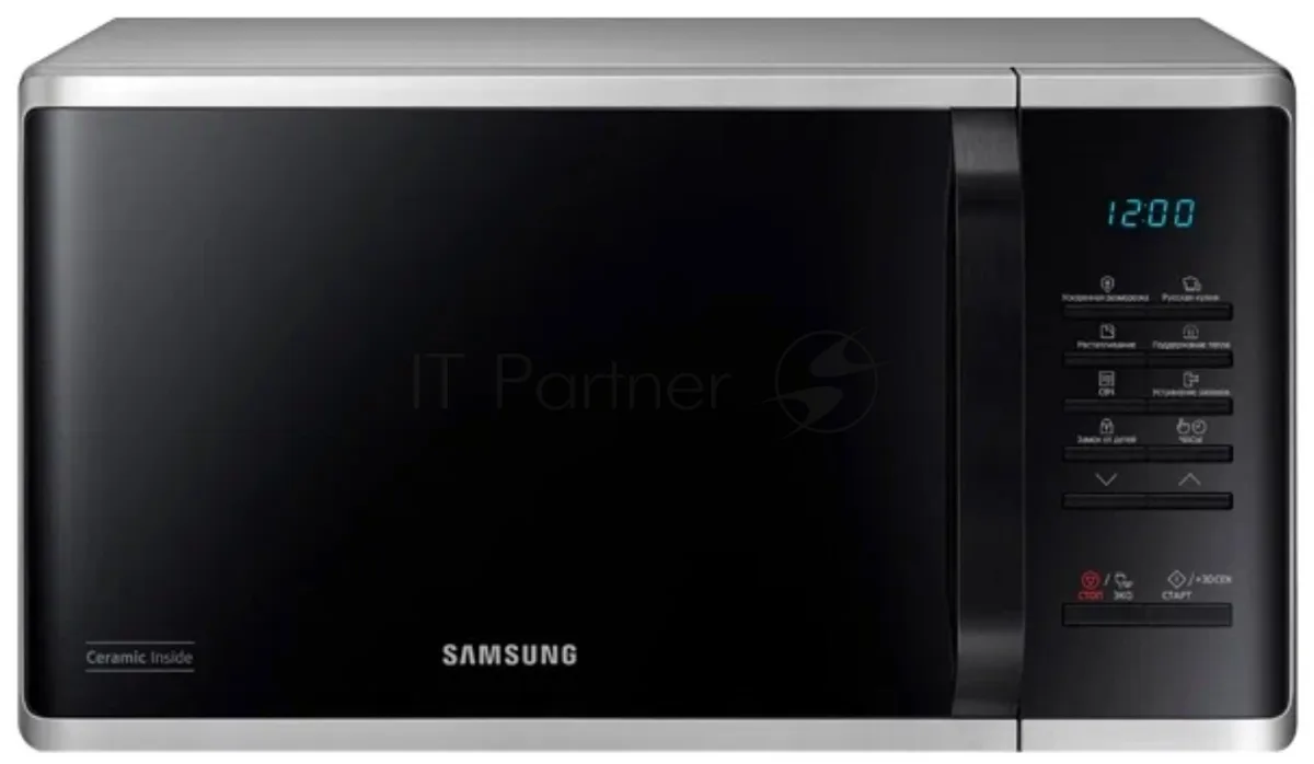 Микроволновая печь Samsung MS23K3513AS/BW, соло, чёрный