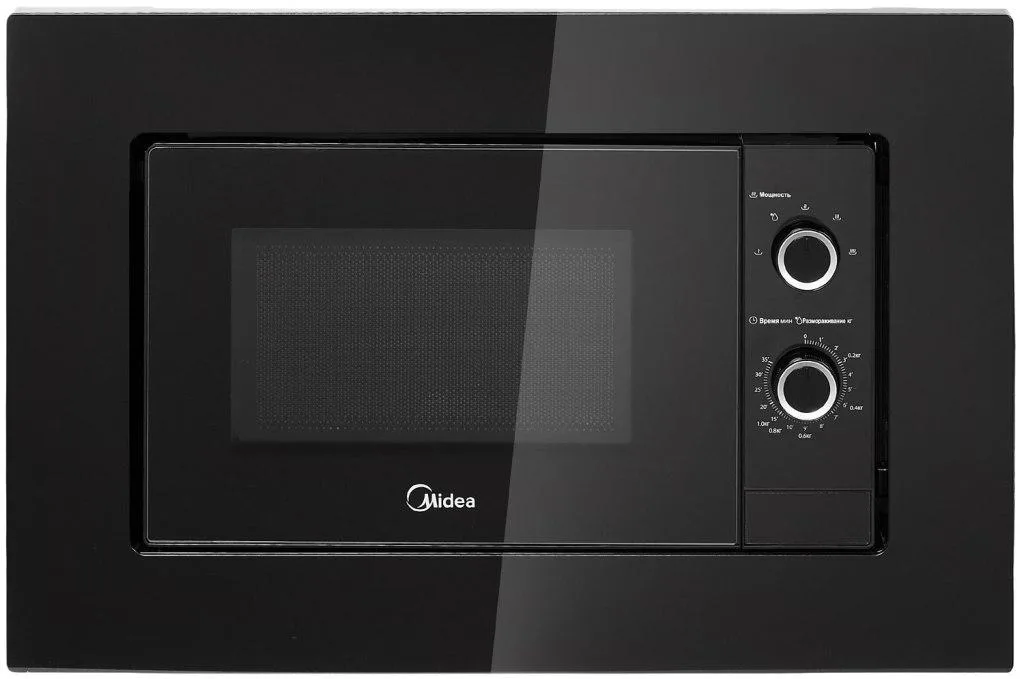 Встраиваемая микроволновая печь Midea MI50203B, соло, чёрный