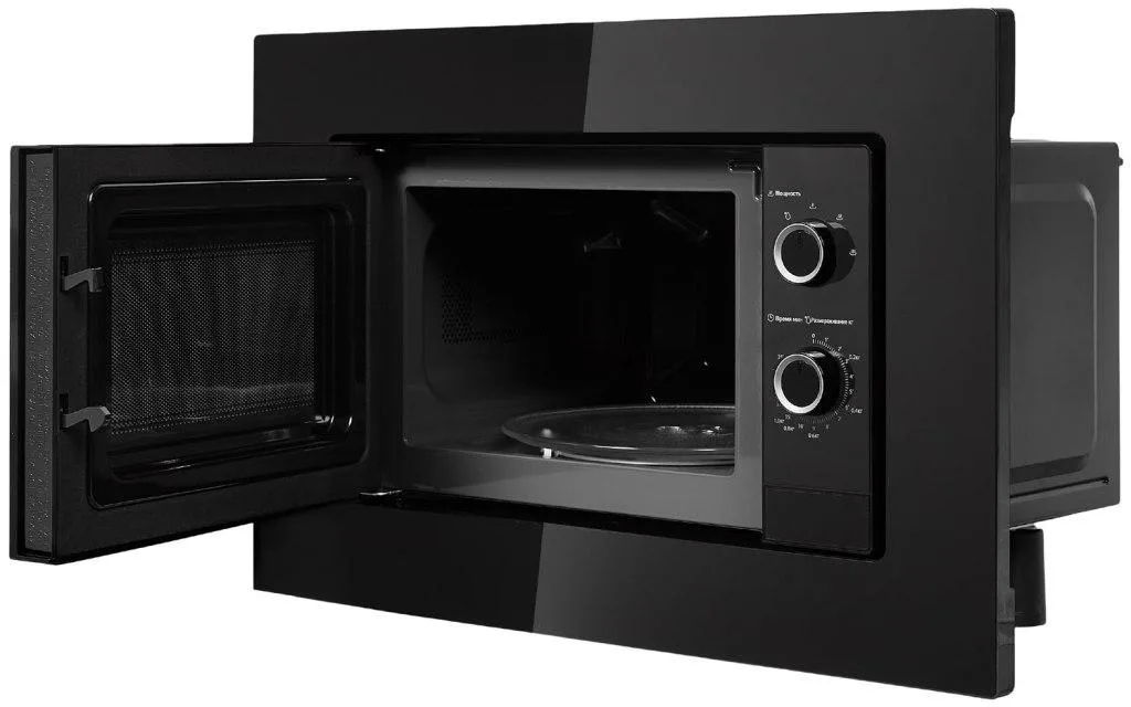 Встраиваемая микроволновая печь Midea MI50203B, соло, чёрный — фото 4
