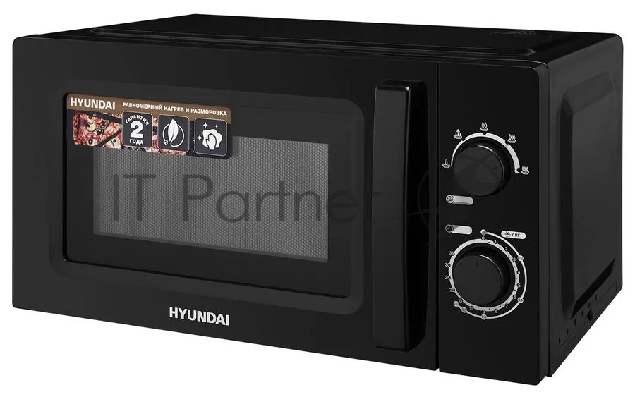 Микроволновая печь Hyundai HYM-M2008, соло, чёрный — фото 2
