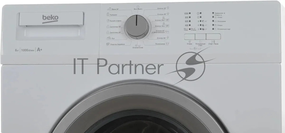 Стиральная машина Beko WDN635P1BSW, фронтальная загрузка, белый — фото 3