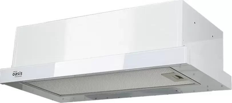 Вытяжка Oasis UV-60WG 327, телескопическая (слайдер), белый — фото 2