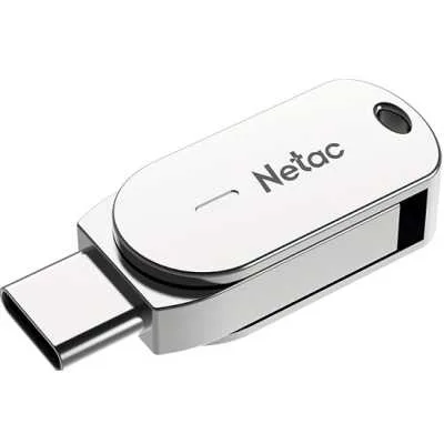 Флеш-накопитель Netac NT03U785C-064G-32PN, серебристый — фото 4