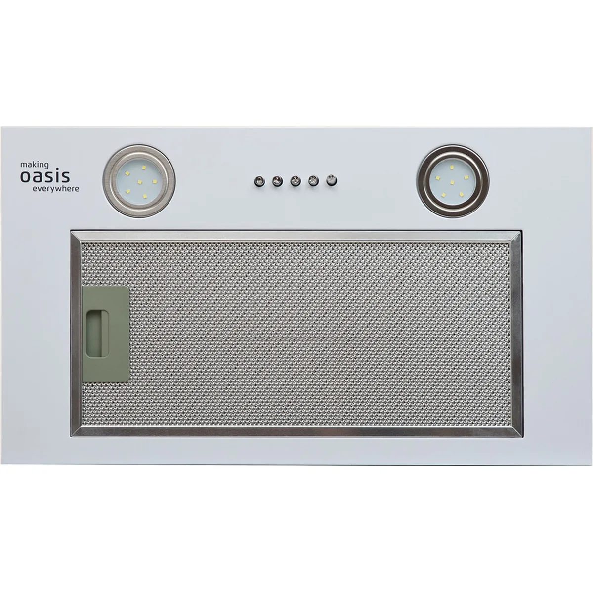 Вытяжка Oasis VM-52W 312, полновстраиваемая, белый