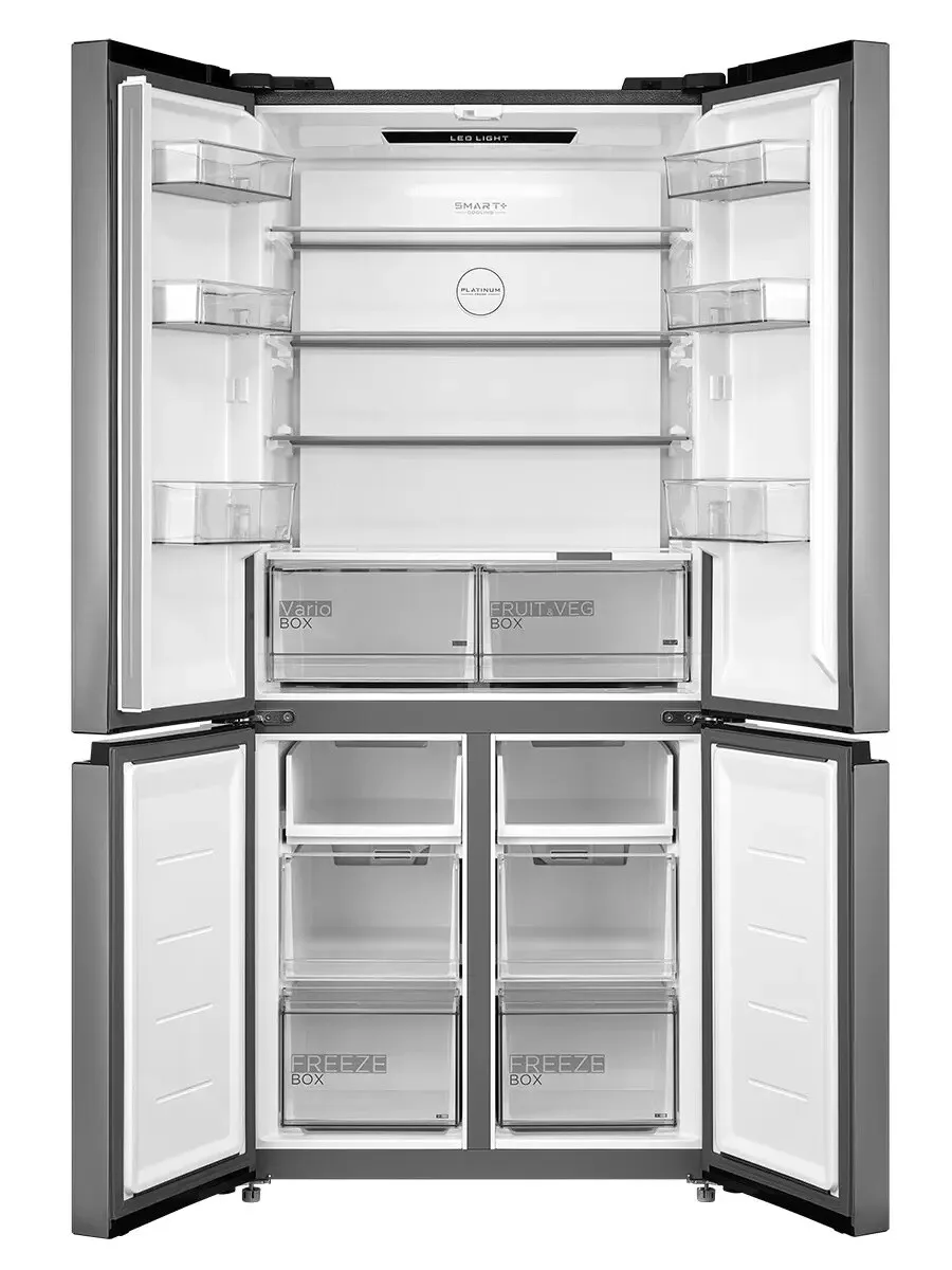 Холодильник Midea MDRM 691 MIE46, трёхкамерный, нержавеющая сталь — фото 3