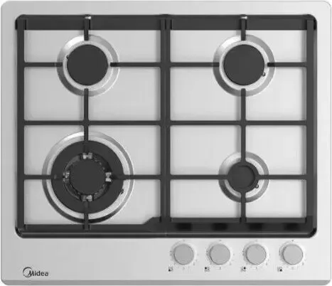 Газовая варочная панель Midea MG693TX, нержавеющая сталь — фото 4