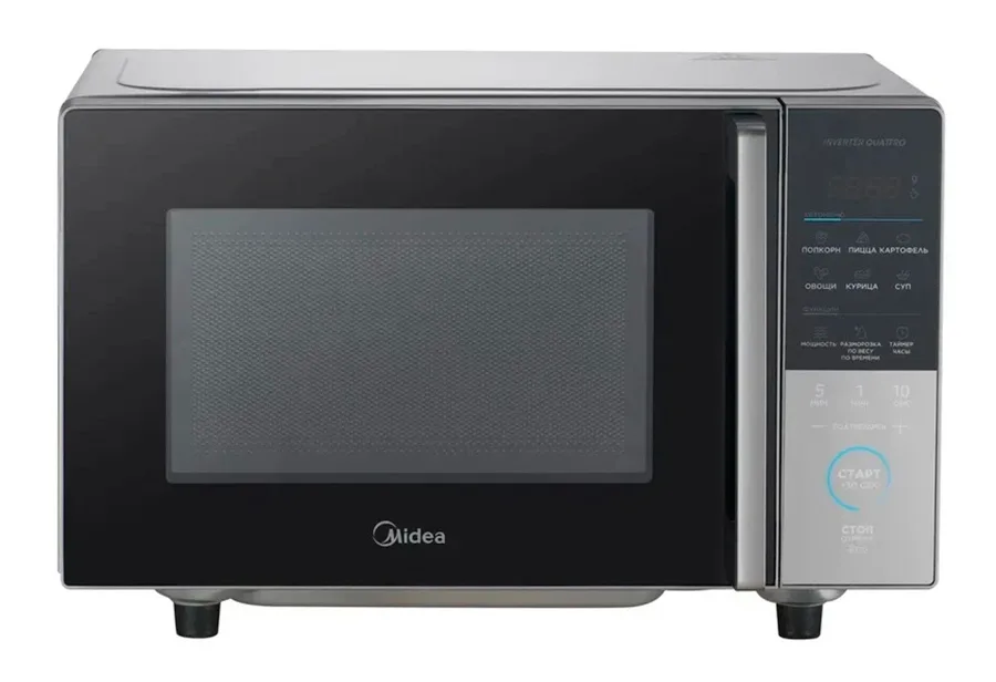 Микроволновая печь Midea EM720CFR-BG, соло, серебристый