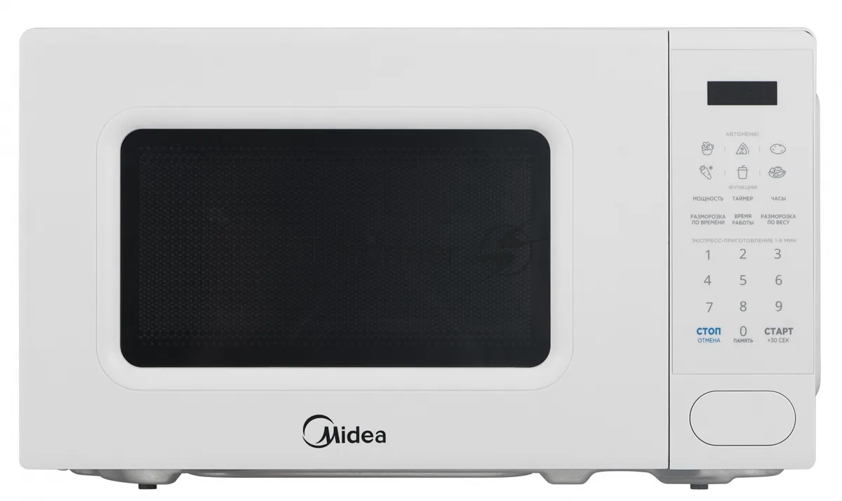 Микроволновая печь Midea EM720C2PR-W, белый — фото 4