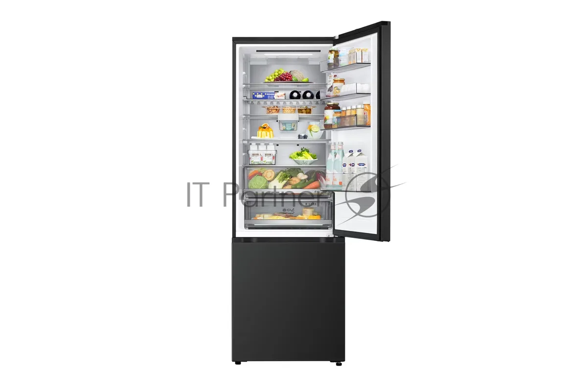 Холодильник LG GC-B640FTBM, двухкамерный, чёрный — фото 2