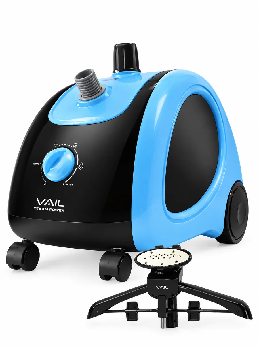 Вертикальный отпариватель Vail VL-4071, синий