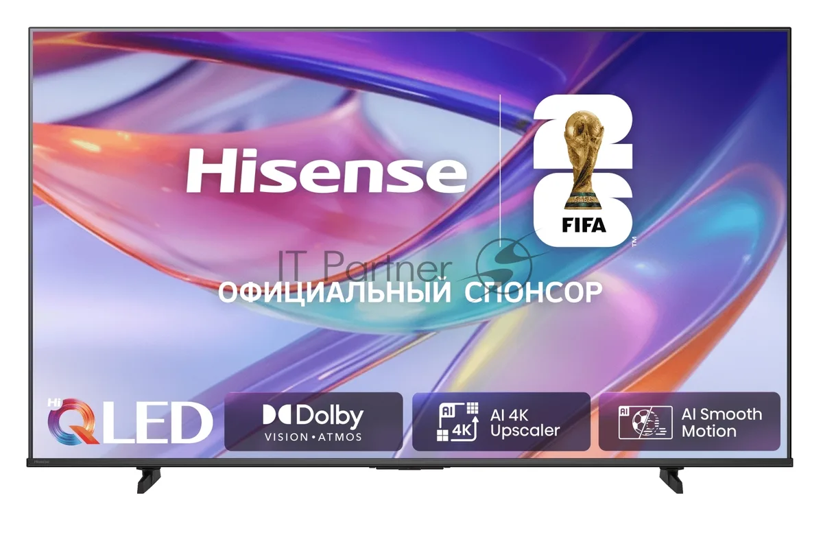 Телевизор Hisense 50E7S, чёрный