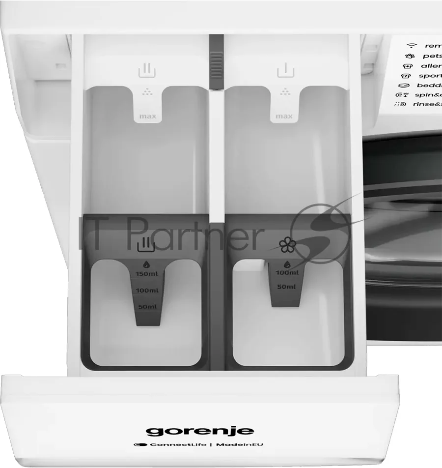 Стиральная машина Gorenje WG4S84B1, фронтальная загрузка, белый — фото 2