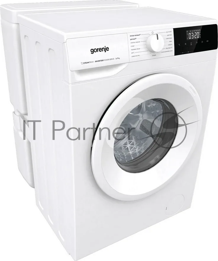 Стиральная машина Gorenje W2NHPI72SCSIRV, фронтальная загрузка, белый — фото 2