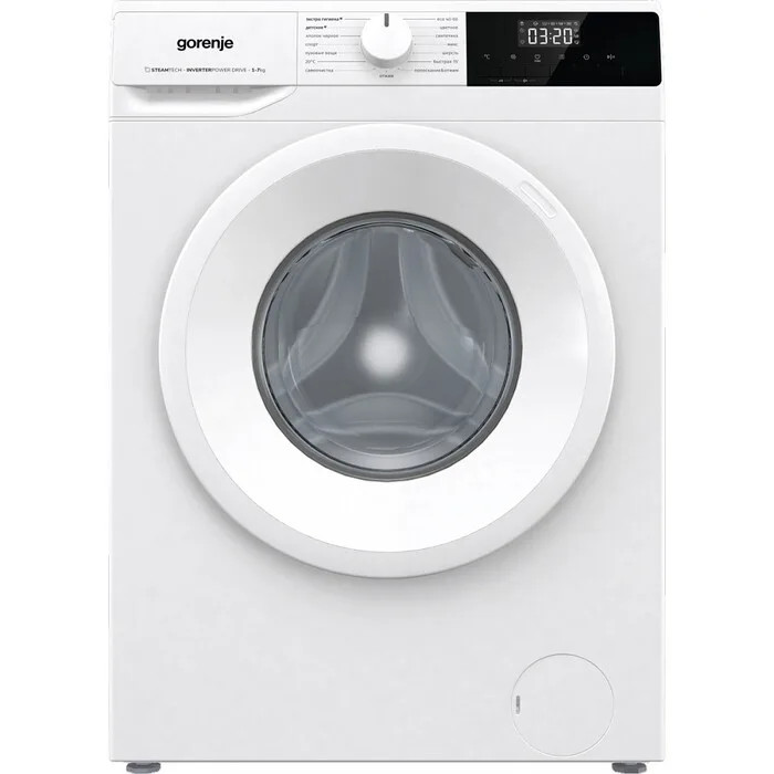 Стиральная машина Gorenje W2NHPI72SCSIRV, фронтальная загрузка, белый