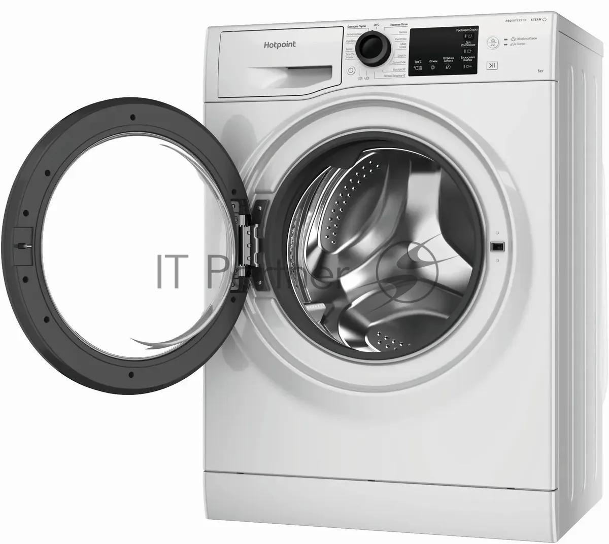 Стиральная машина Hotpoint NSB 6039 K VE, белый — фото 4